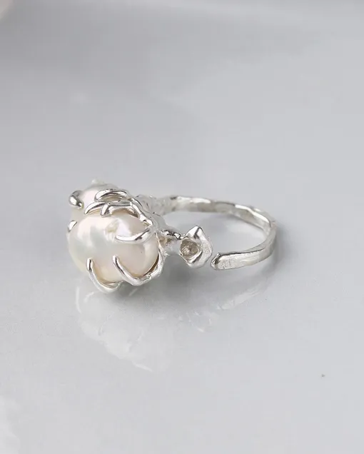 кольца и сережки серебро дизайн