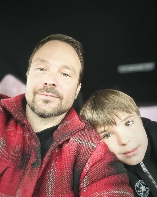 Алексей Чадов фото с сыном Фёдором