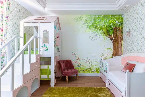 Идеи интерьера детской комнаты: фото детской комнаты для вдохновения