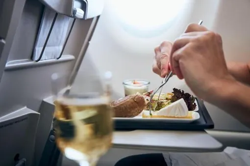 Не хватает путешествий: парень приготовил еду из самолёта у себя дома