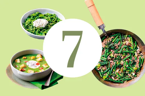 Зелёное меню: семь ЗОЖ-рецептов со свежими овощами, рыбой, мясом и пастой