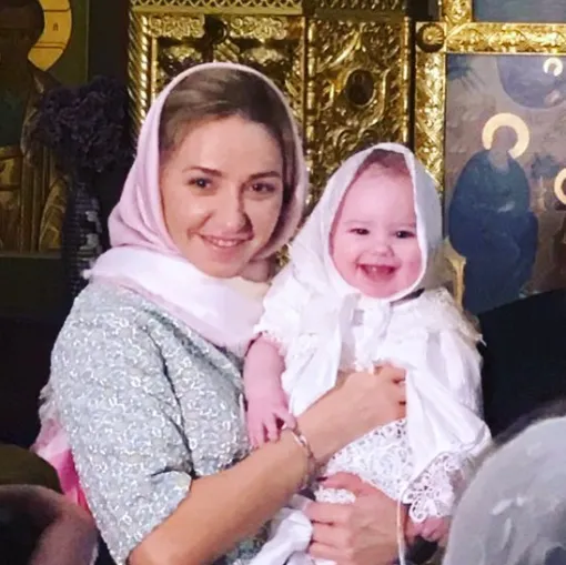 Татьяна Навка на крещении Дашеньки