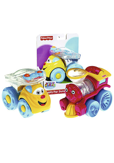 Развивающие машинки с прозрачными деталями, Fisher-Price