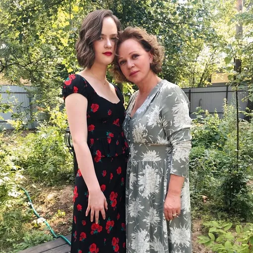 Елена Валюшкина с дочерью Марией