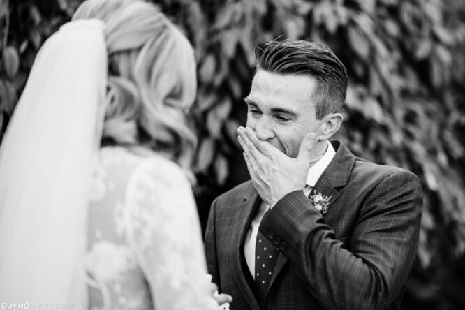 19 фотографий момента, когда жених и невеста впервые видят друг друга
