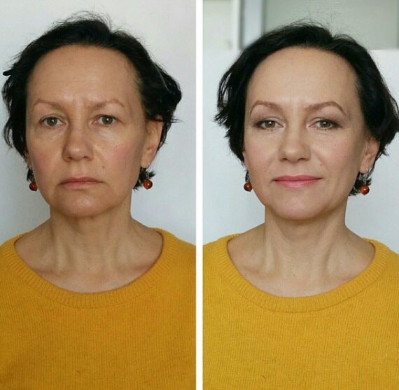 Антивозрастной макияж: фото до и после как свидетельство мастерства визажиста
