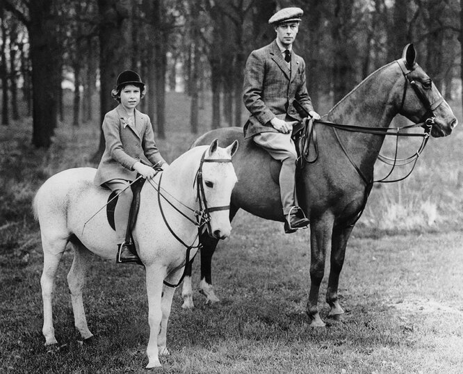 Георг V и Елизавета II