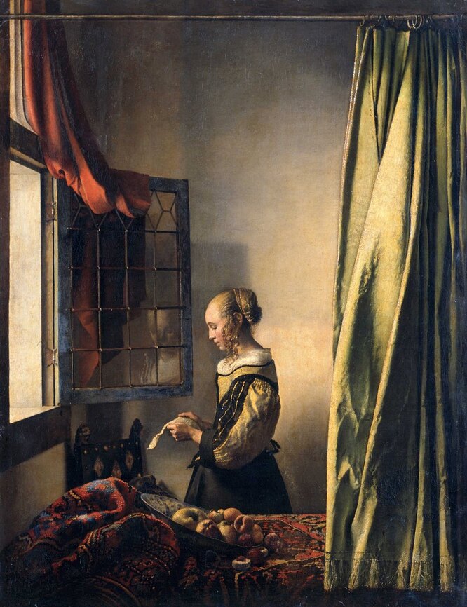 Ян Вермеер, «Девушка с письмом у окна»