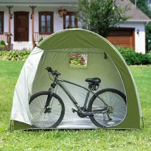 Палатка для велосипеда и садового инвентаря.