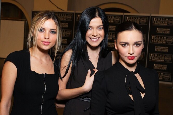 Группа «Серебро»: Анастасия Карпова, Елена Темникова и Ольга Серябкина