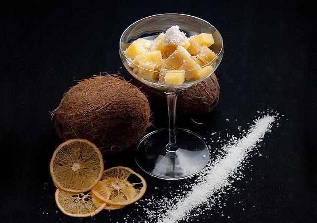 Рецепт фруктового мармелада с кокосовой стружкой