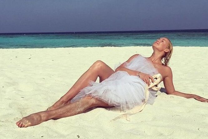 Анастасия Волочкова показала «голые» фото с отдыха на Мальдивах