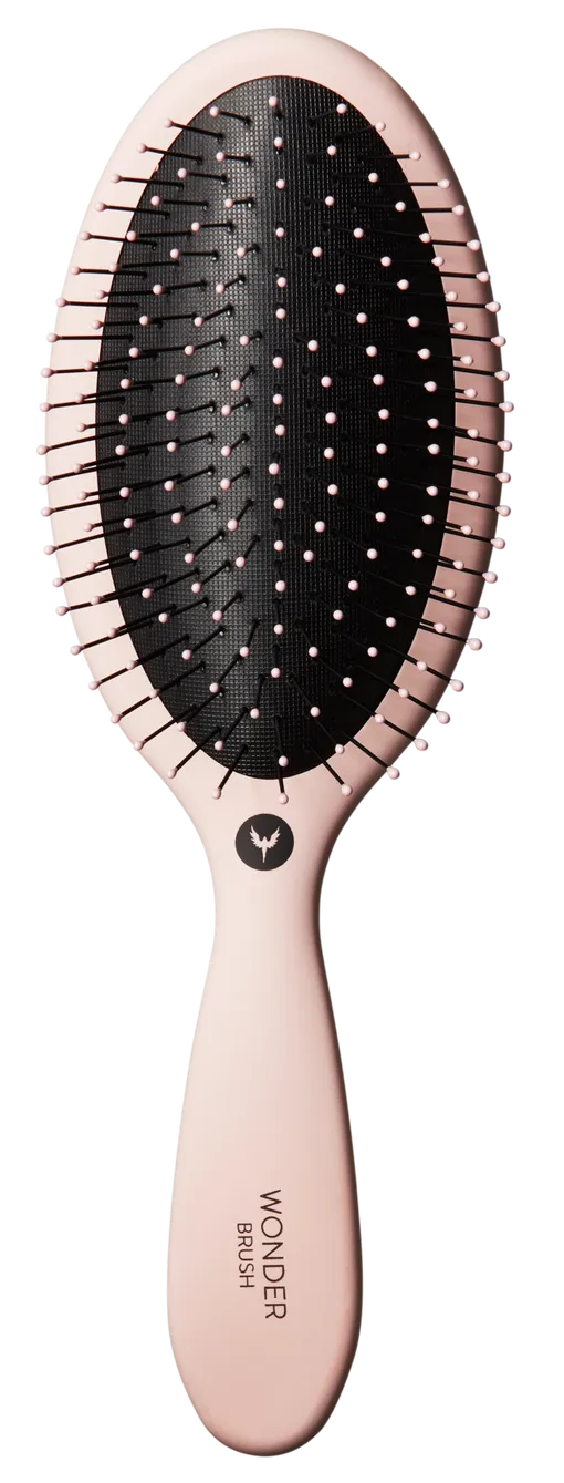 Щетка HH Simonsen Wonder Brush пыльная роза с эластичной щетиной для предотвращения ломкости и сечения волос