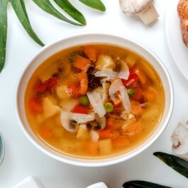 Рецепт сезонного овощного супа минестроне