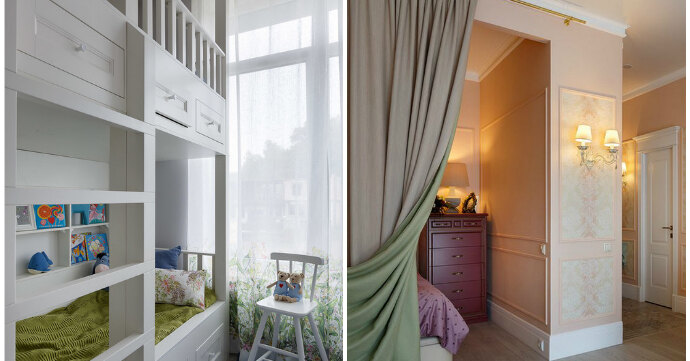 Дизайн однокомнатной квартиры с нишей для кровати 110 фото удачных идей обустройства интерьера
