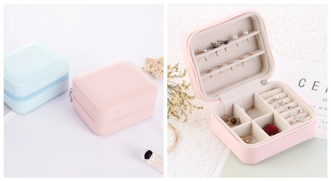 Aliexpress, Мини-шкатулка для ювелирных изделий Alisa Alisa Store, 893 руб