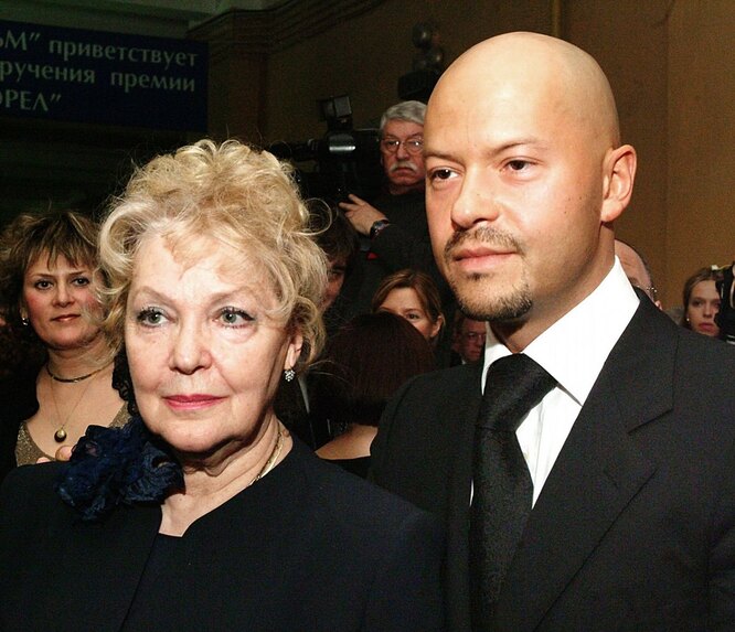Ирина Скобцева с сыном, Федор Бондарчук