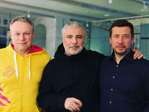 Сергей Жигунов, Сосо Павлиашвили и Андрей Мерзликин