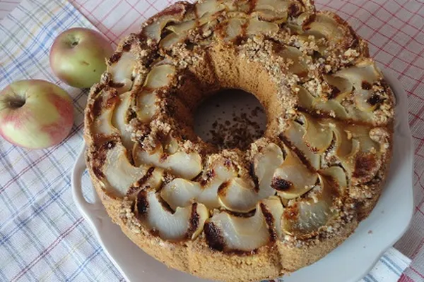 Яблочный пирог «Минутка»