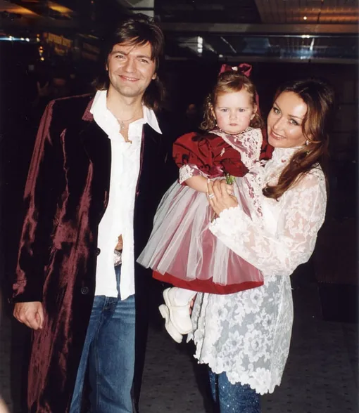 Дмитрий Маликов с женой Еленой и дочерью Стефанией