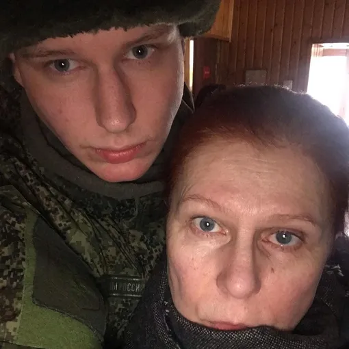 Даниил Виторган с мамой