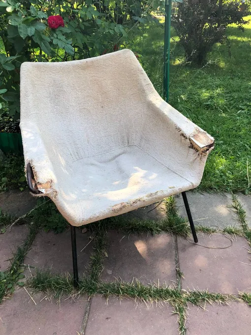 Эти кресла нашлись на чердаке, им уже больше 30 лет