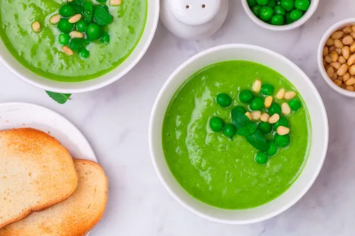 Рецепт супа из зелёного горошка