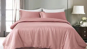 Комплект постельного белья Solid Tencel Розовое золото