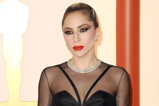 Леди Гага пыталась помочь упавшему фотографу на «Оскаре», но не ожидала от него такой «благодарности» — видео