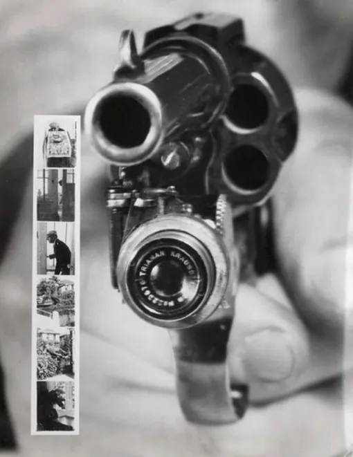 Револьвер, который фотографирует перед выстрелом