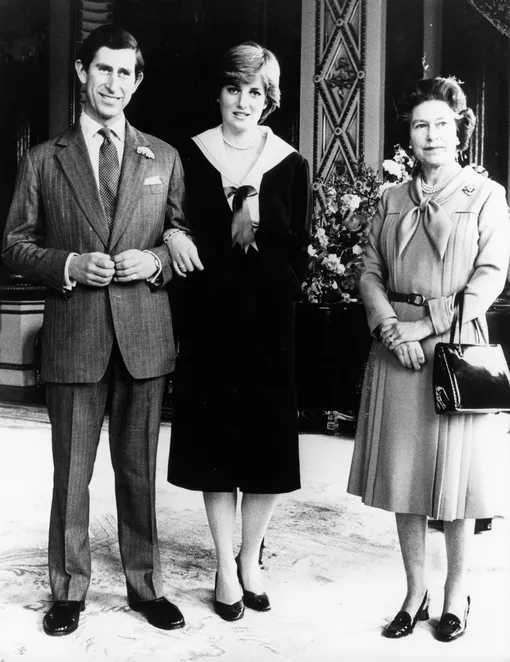 Принцесса Диана, принц Чарльз и Елизавета II