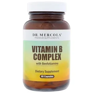 Комплекс витамина B с бенфотиамином, Dr. Mercola, 2601 руб