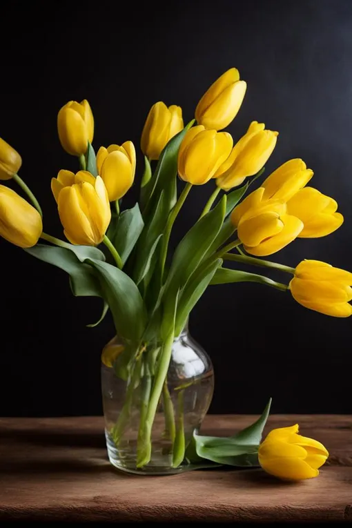 Чтобы в дом пришла весна, можно просто поставить в вазу тюльпаны