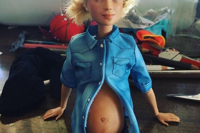 Барби беременна! Женщина создает для детей кукол «в положении»