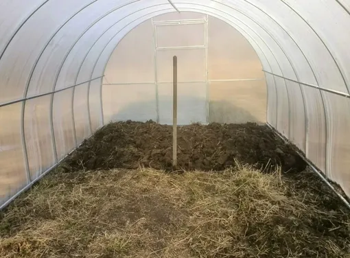 Подготовка почвы в теплице к зиме