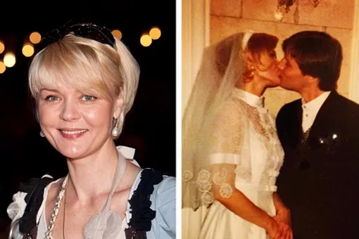 На 20-летие семейной жизни Юлия Меньшова показала архивное свадебное фото с мужем