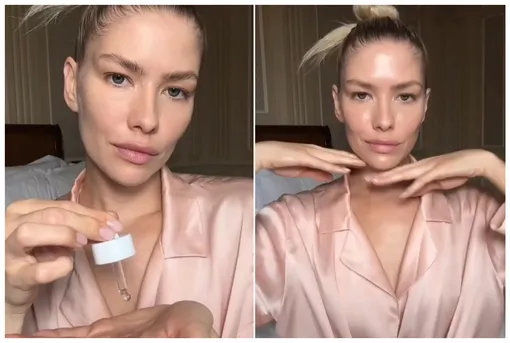 Первый шаг в технике макияжа Лены Перминовой