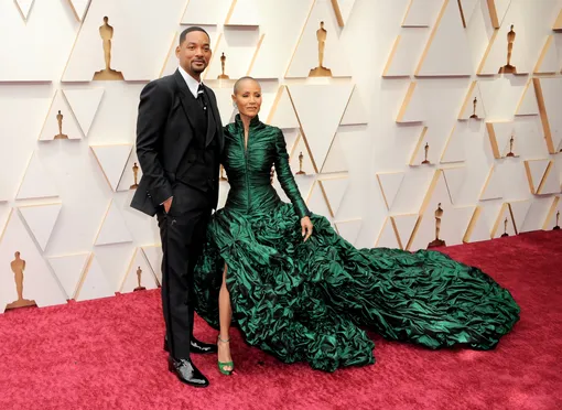 Уилл Смит с женой на премии «Оскар»