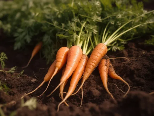 Сбор урожая моркови обычно проходит в октябре