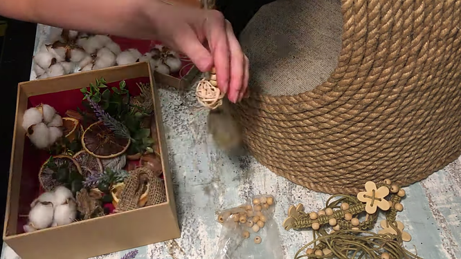 Уютное гнездышко из ткани