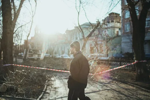 Саша на прогулке Фото: Денис Синяков для ТД