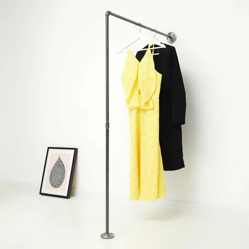 Напольная стойка для одежды из труб с стиле лофт «STAND», 4490 руб.