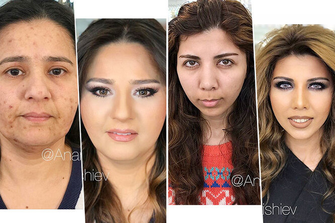Скинуть 20 лет: стилист из Баку «стирает» годы с помощью макияжа