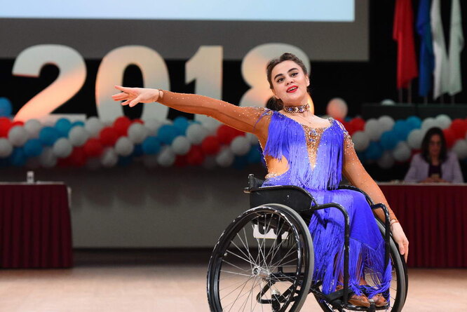 Нурсина Галиева – чемпионка России по танцам на колясках. Фото: Татьяна Дячинская