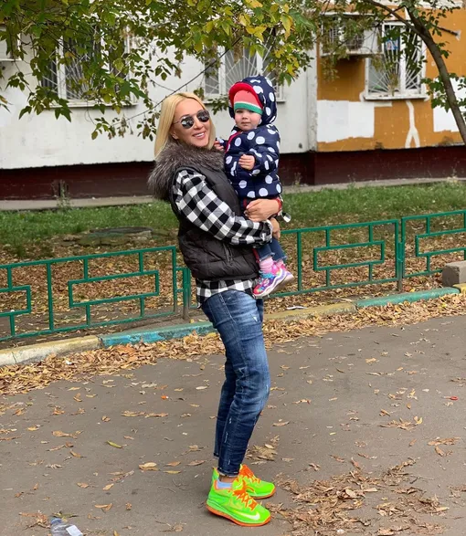 Лера Кудрявцева с дочерью Марией