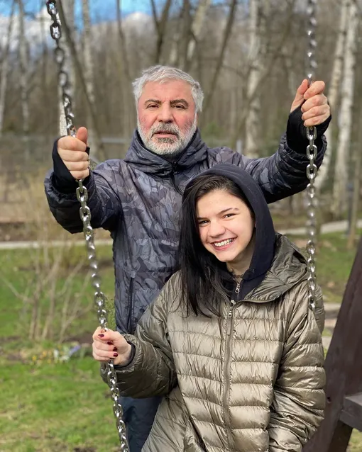 Сосо Павлиашвили с дочерью Лизой