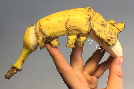 Художник превращает бананы в потрясающие произведения искусства