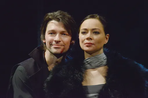 Настасья Самбурская и Даниил Страхов в спектакле «Макбет» в театре на Малой Бронной, 13 декабря 2018 года.