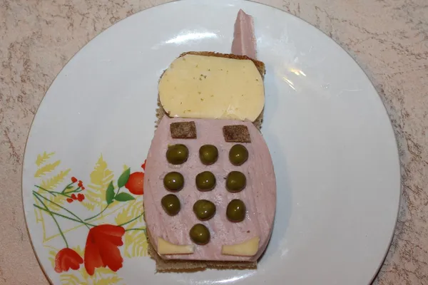 Детский бутерброд «Телефон»