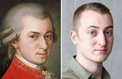 Моцарт как выглядел